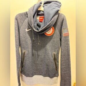 Nike Women's Heather Navy Blue USA Olympic Team Hoodie